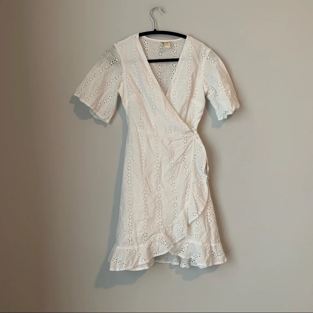 japna white dress/beach cover size S